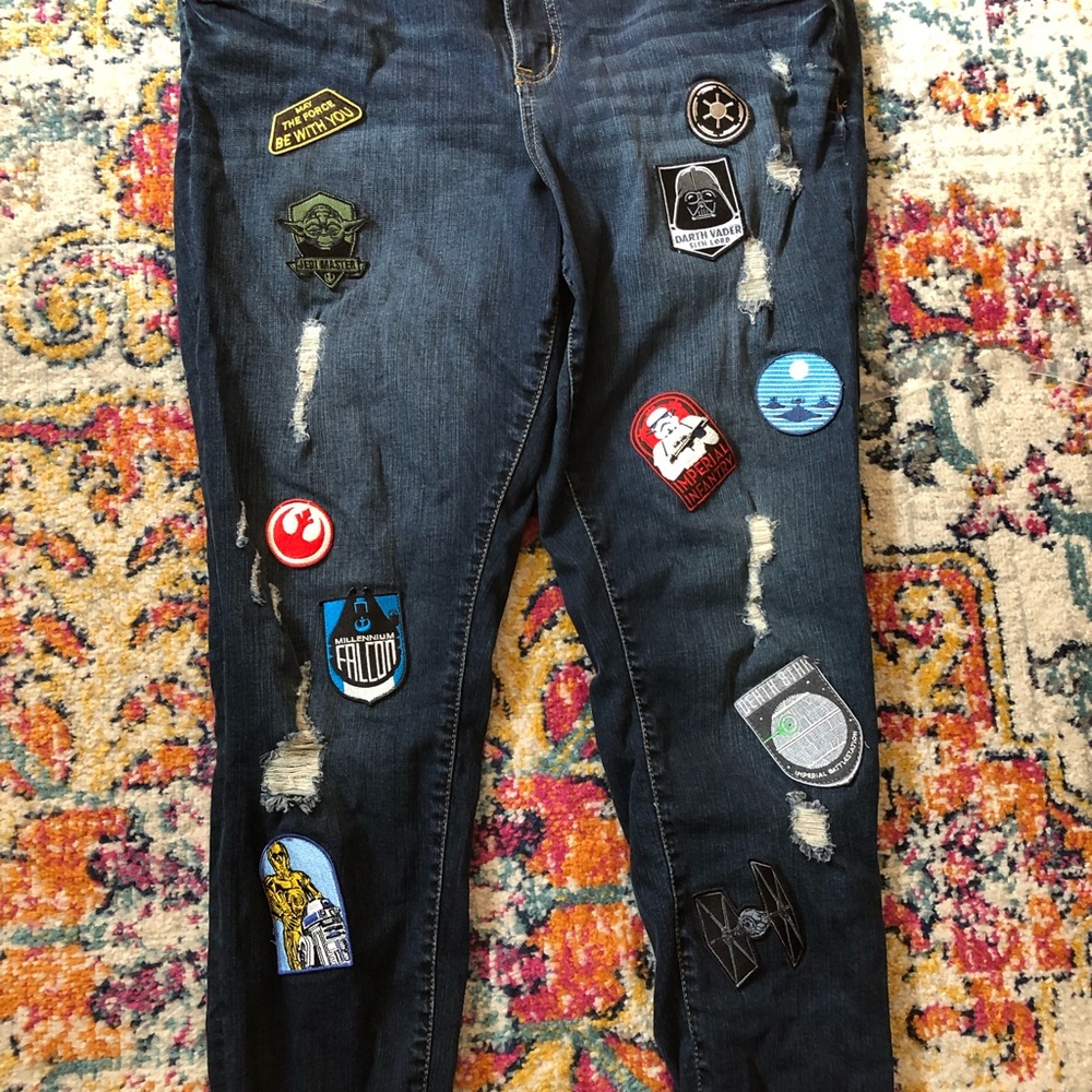 Torrid Star Wars patch jeans
